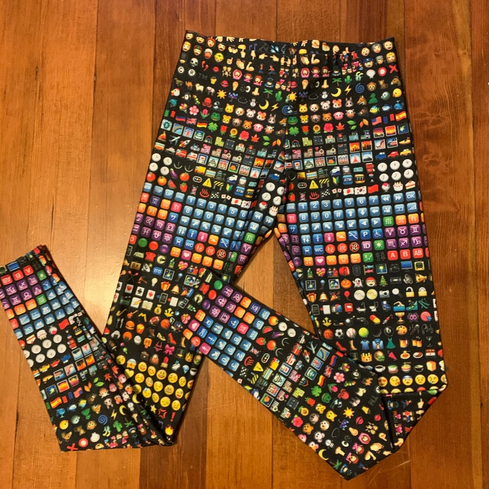 Children’s emoji leggings